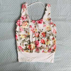 floral tank top